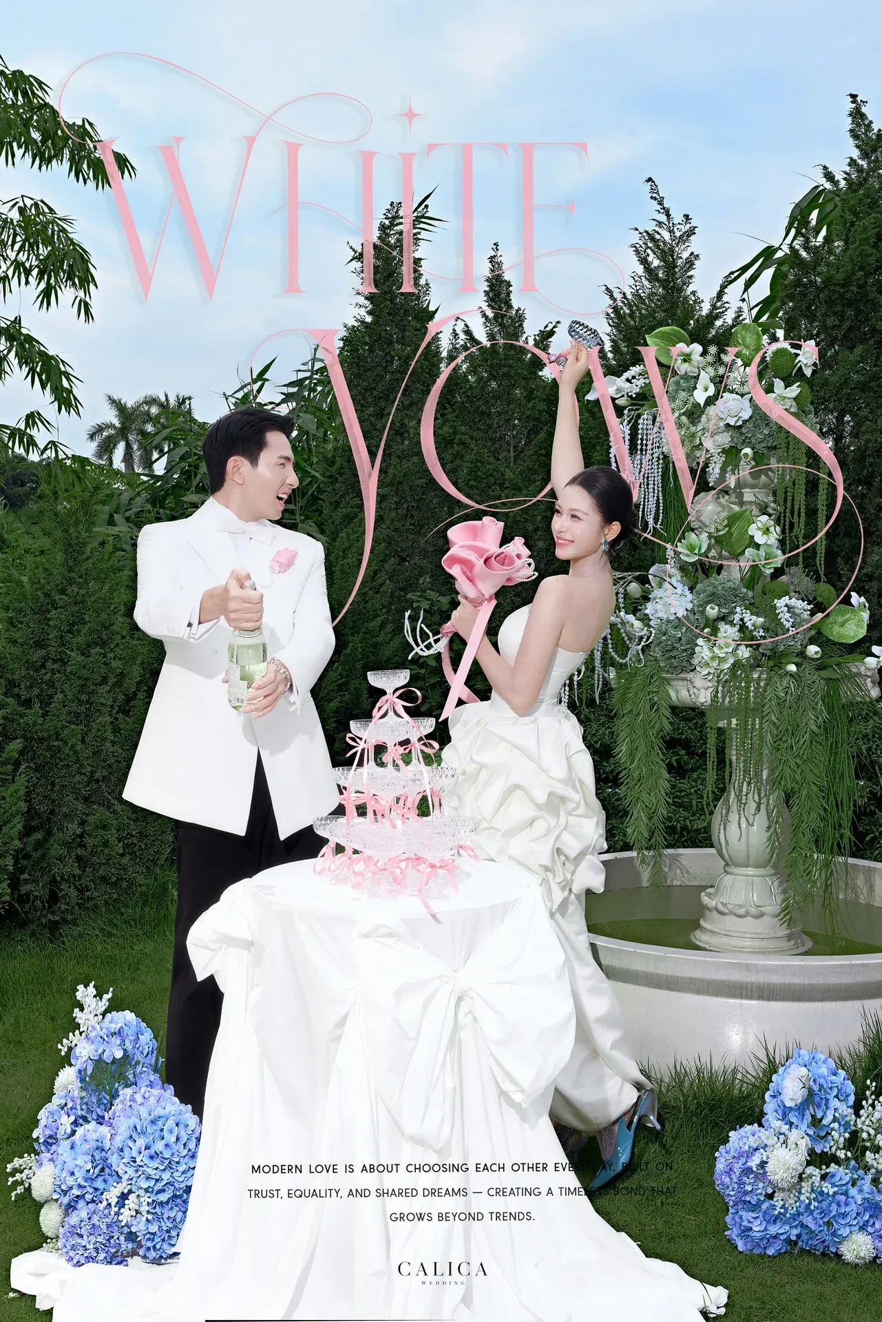 CONCEPT B&Agrave;N TIỆC CHAMPAGNE